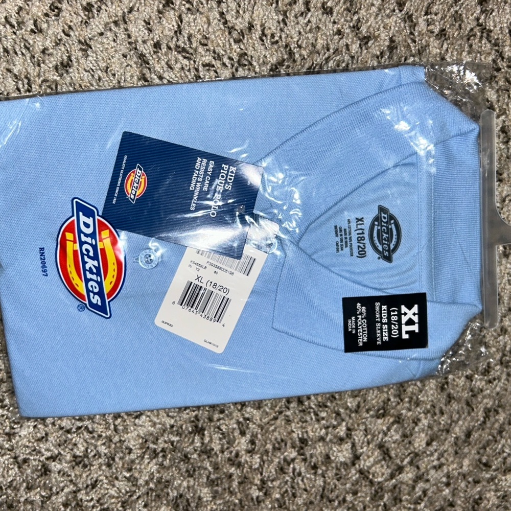 Dickies Sky Blue Polo Shirt XL